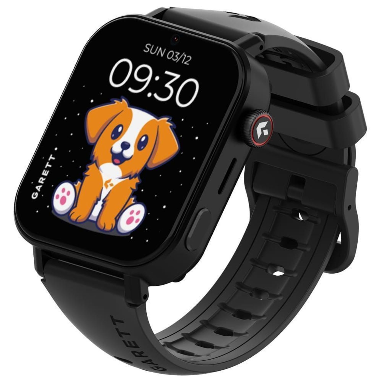 Smartwatch dziecięcy Garett Kids Rel 4G czarny. Smartwatch dla dziecka. Smartwatch dziecięcy Garett z rozmowami. Czarny smartwatch Garett dla z GPS i rozmowami (4).jpg